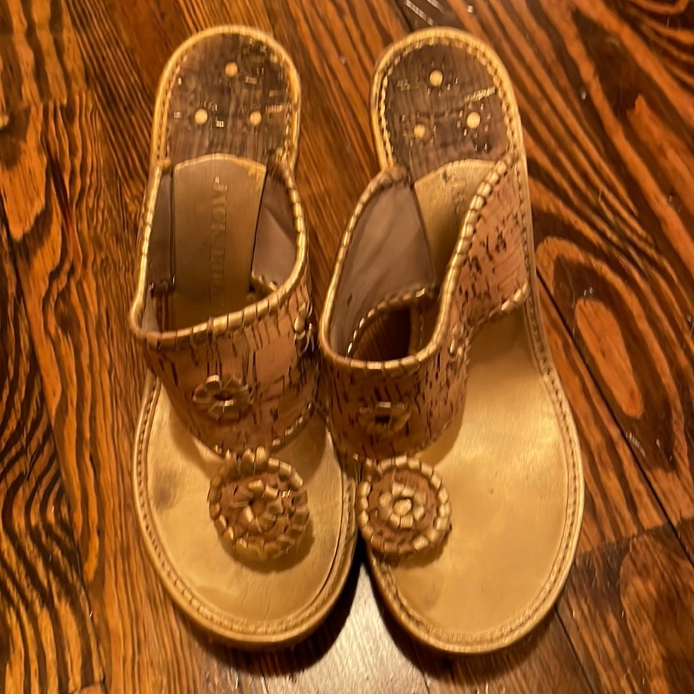 Jack Rogers cork wedge